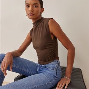 Reformation Lindy Top in Cafe size M